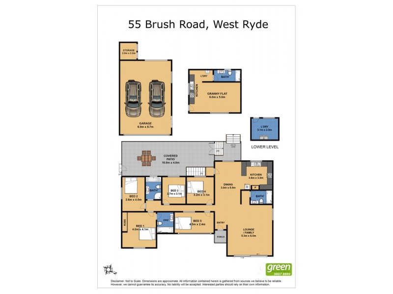 55 Brush Road, West Ryde NSW 2114 Floorplan