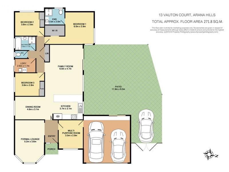 13 Vauton Court, Arana Hills QLD 4054 Floorplan