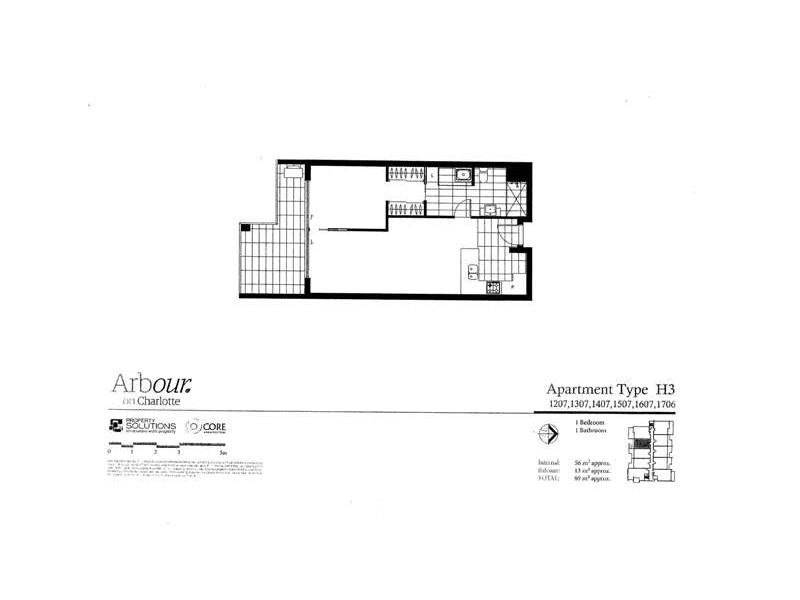 1207/25 Charlotte Street, Chermside QLD 4032 Floorplan