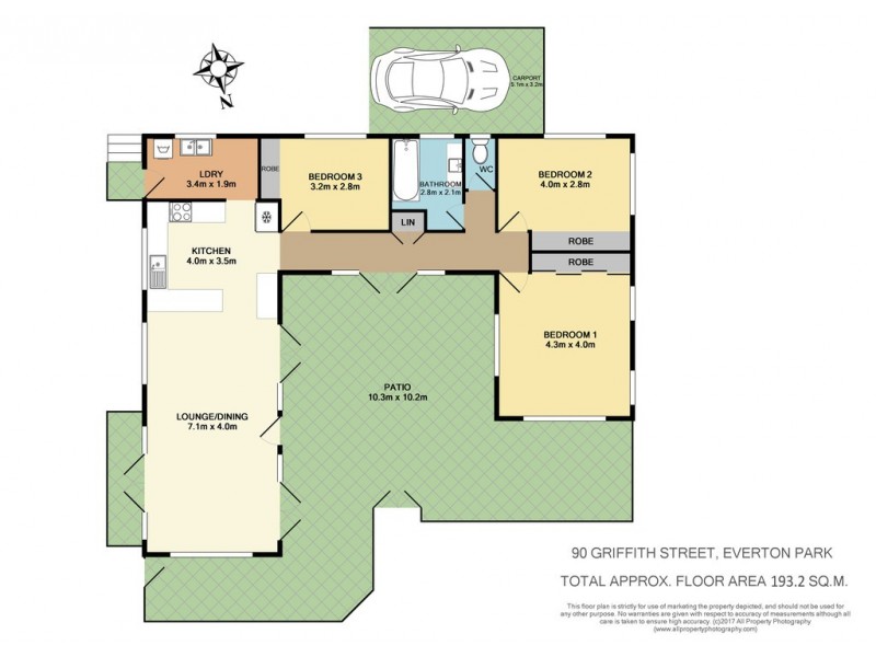 90 Griffith Street, Everton Park QLD 4053 Floorplan