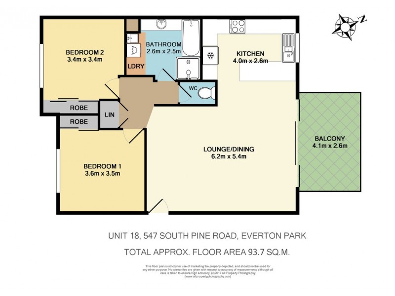 18/547 South Pine Road, Everton Park QLD 4053 Floorplan