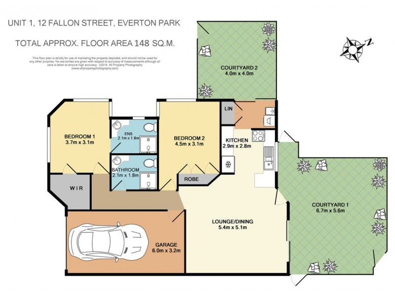 1/12 Fallon Street, Everton Park QLD 4053 Floorplan