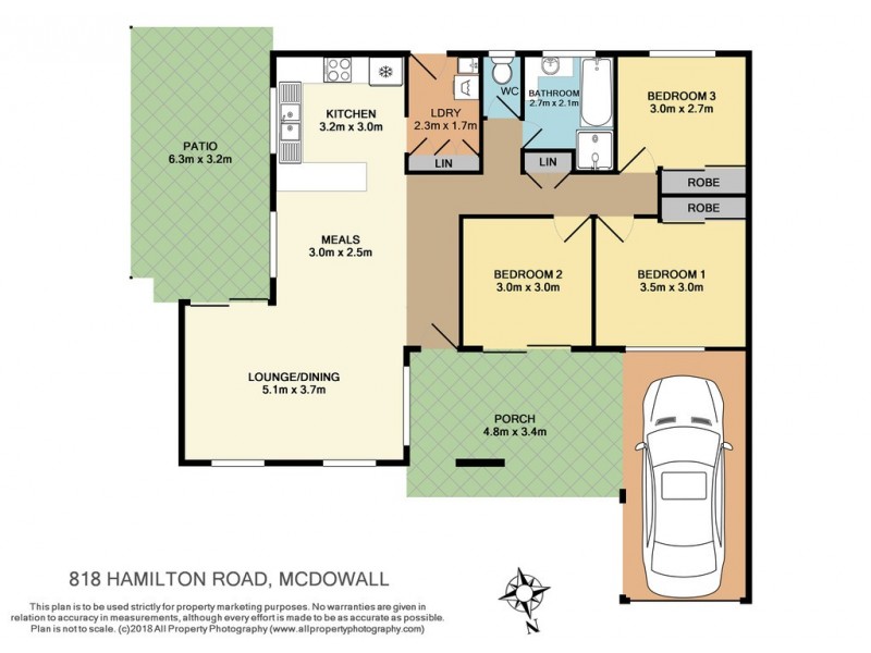 818 Hamilton Road, Mcdowall QLD 4053 Floorplan