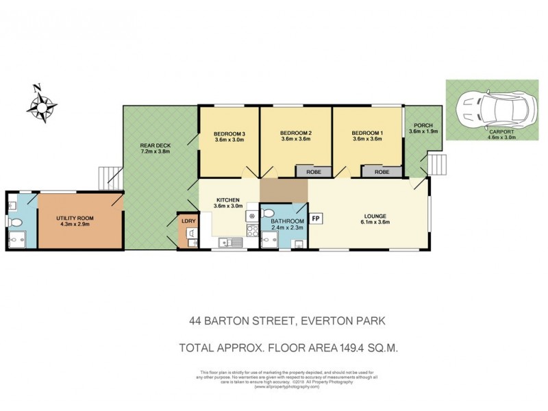 44 Barton Street, Everton Park QLD 4053 Floorplan