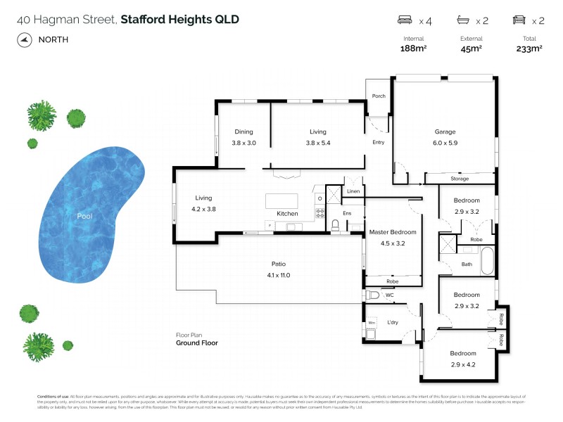 40 Hagman Street, Stafford Heights QLD 4053 Floorplan