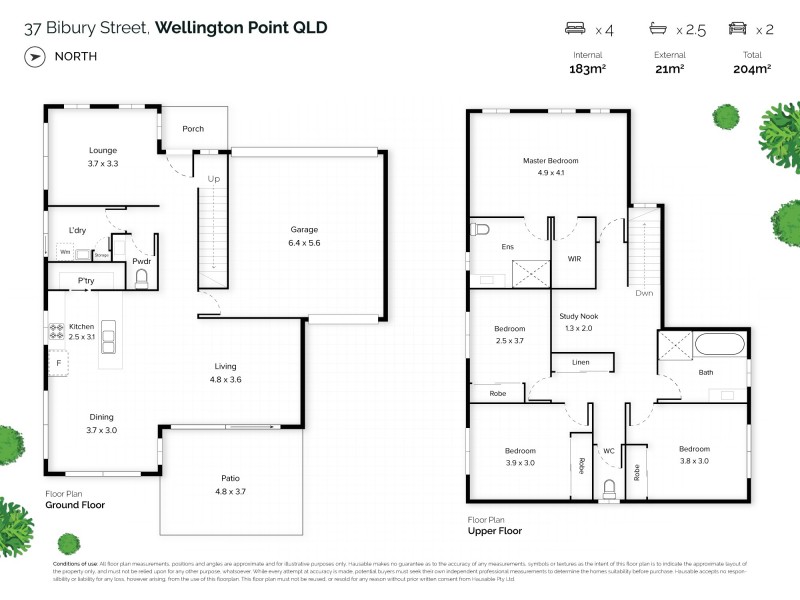 37 Bibury Street, Wellington Point QLD 4160 Floorplan