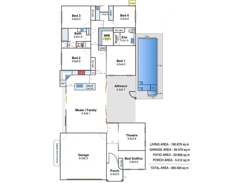 13 Jillaine Street, Everton Hills QLD 4053 Floorplan