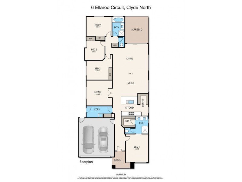 6 Ellaroo Circuit, Clyde North VIC 3978 Floorplan