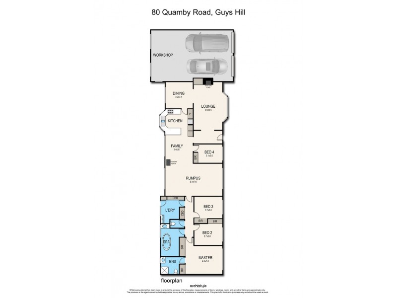 80 Quamby Road, Guys Hill VIC 3807 Floorplan
