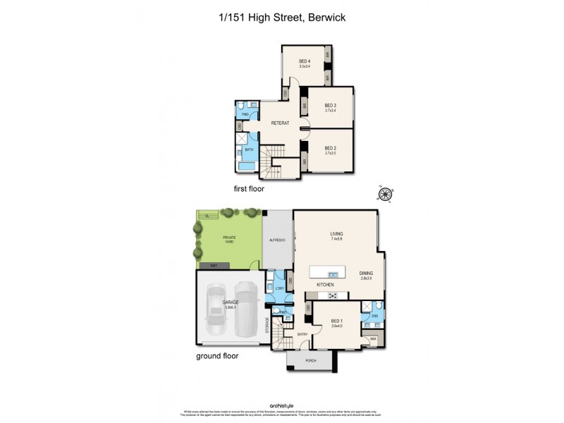 1/151 High Street, Berwick VIC 3806 Floorplan