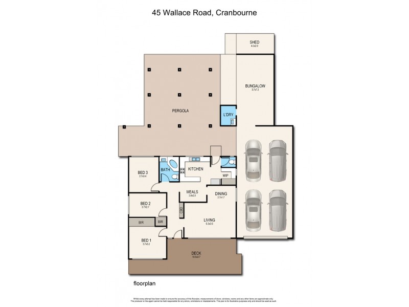 45 Wallace Road, Cranbourne VIC 3977 Floorplan
