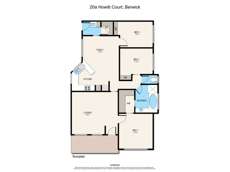 20A Howitt Court, Berwick VIC 3806 Floorplan