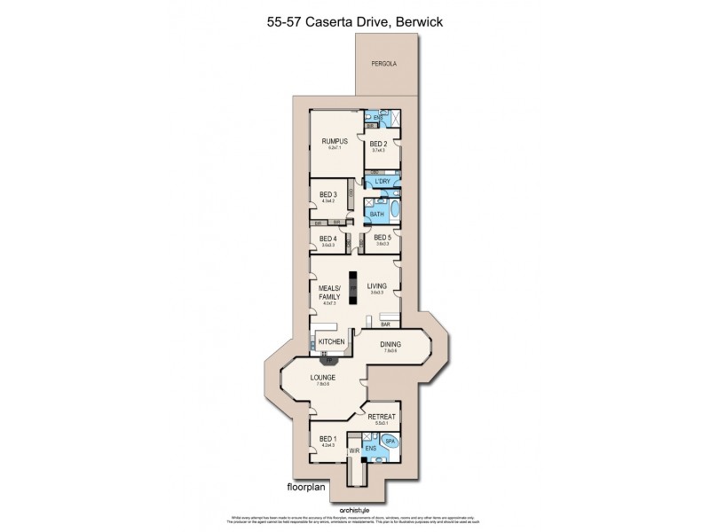 55-57 Caserta Drive, Berwick VIC 3806 Floorplan