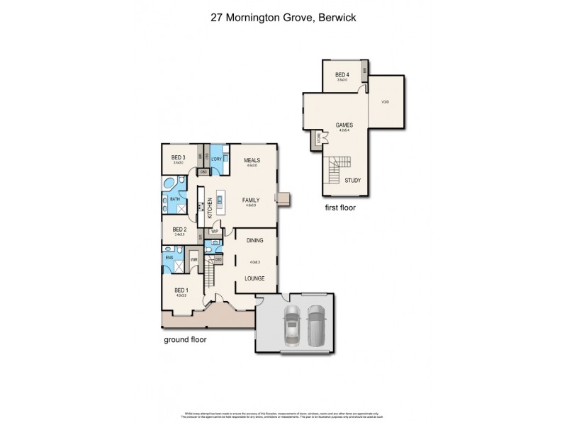 27 Mornington Grove, Berwick VIC 3806 Floorplan