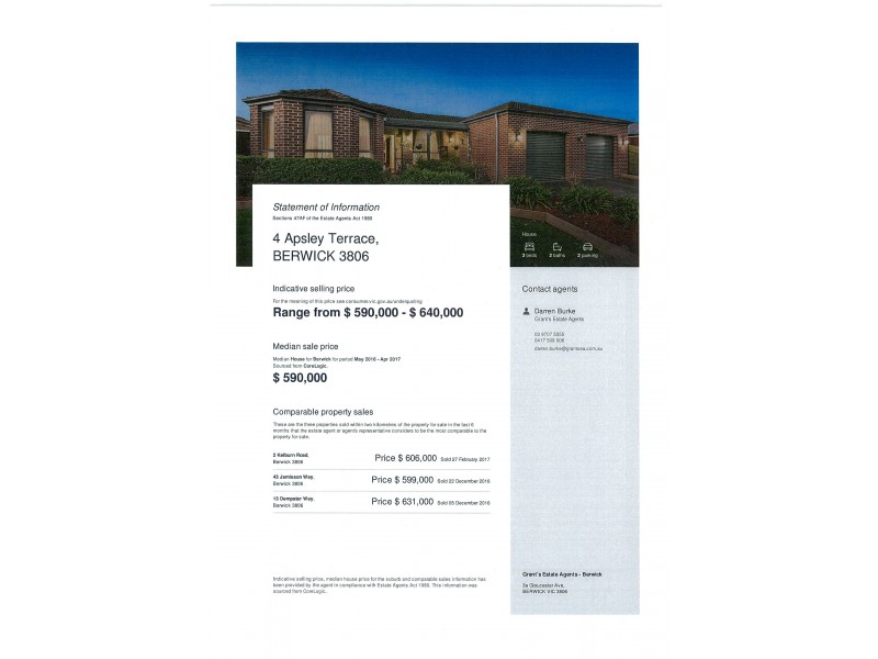 4 Apsley Terrace, Berwick VIC 3806