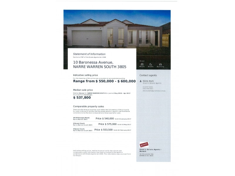 10 Baronessa Avenue, Narre Warren South VIC 3805