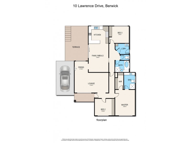 10 Lawrence Drive, Berwick VIC 3806 Floorplan
