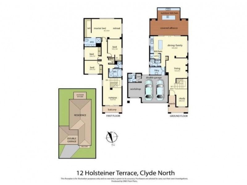 12 Holsteiner Terrace, Clyde North VIC 3978 Floorplan