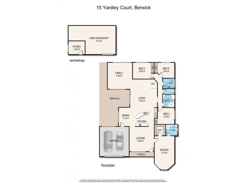 15 Yardley Court, Berwick VIC 3806 Floorplan