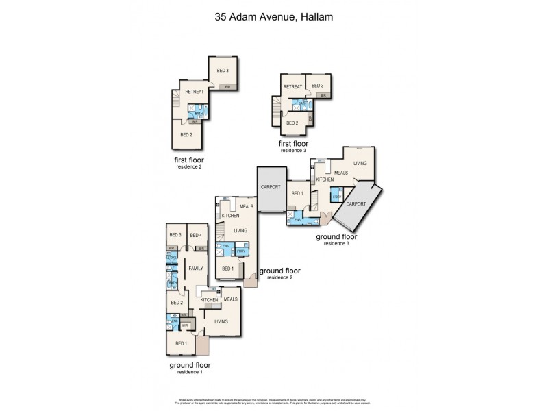 35 Adam Avenue, Hallam VIC 3803 Floorplan