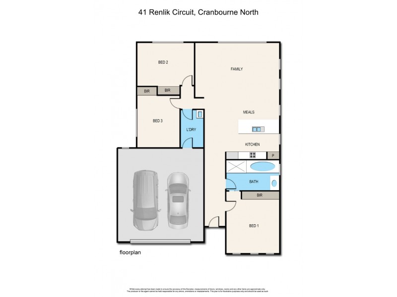 41 Renlik Circuit, Cranbourne North VIC 3977 Floorplan