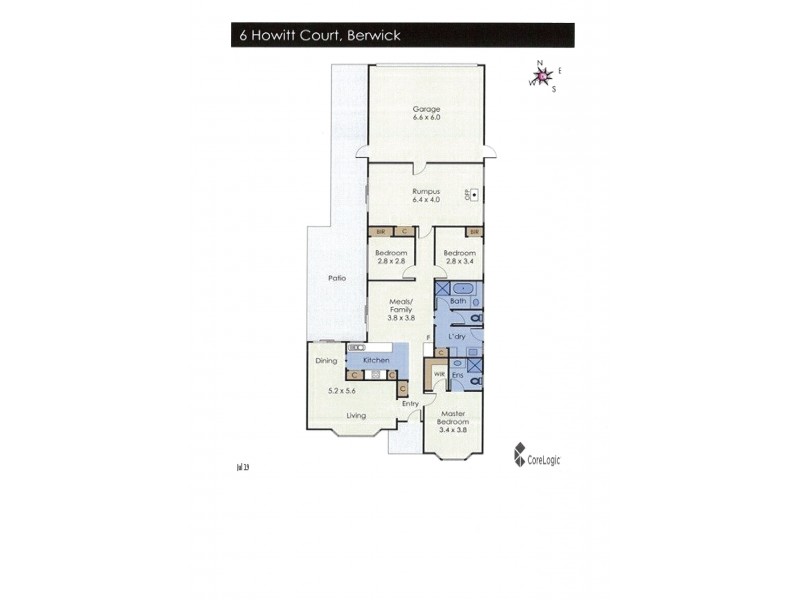 6 Howitt Court, Berwick VIC 3806 Floorplan