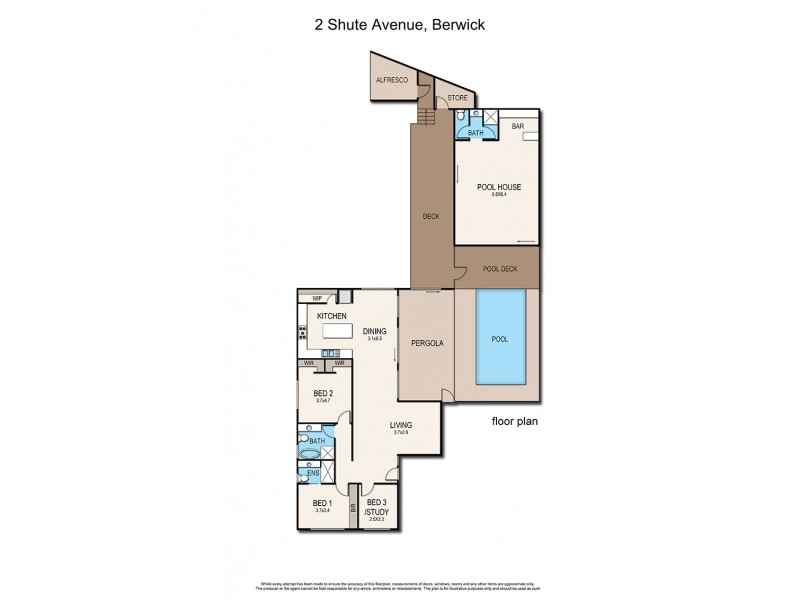 2 Shute Avenue, Berwick VIC 3806 Floorplan
