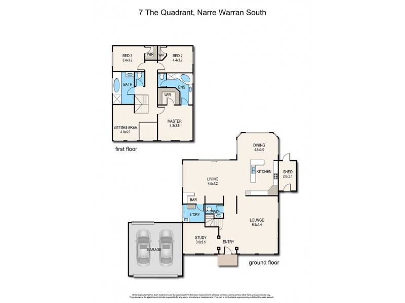 7 The Quadrant, Narre Warren South VIC 3805 Floorplan