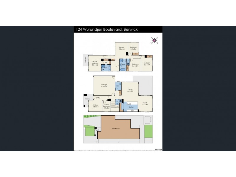 124 Wurundjeri Boulevard, Berwick VIC 3806 Floorplan