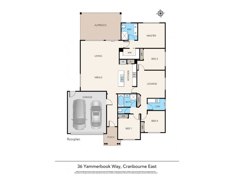 36 Yammerbook Way, Cranbourne East VIC 3977 Floorplan