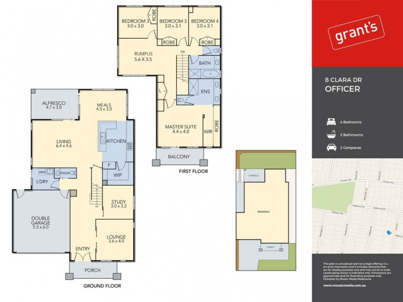 8 Clara Drive, Officer VIC 3809 Floorplan