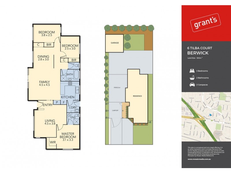 6 Tilba Court, Berwick VIC 3806 Floorplan