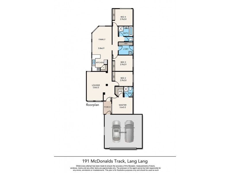 191 McDonalds Track, Lang Lang VIC 3984 Floorplan