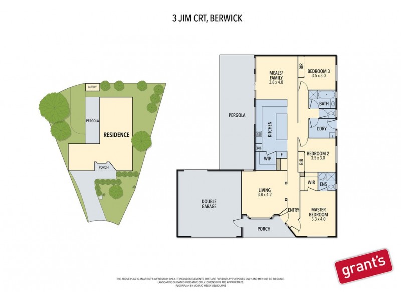 3 Jim Court, Berwick VIC 3806 Floorplan