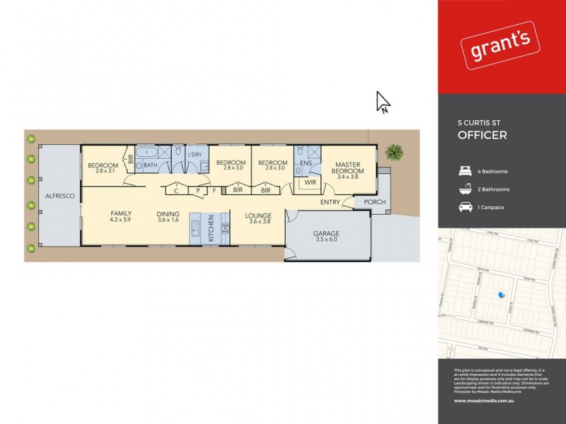 5 Curtis Street, Officer VIC 3809 Floorplan