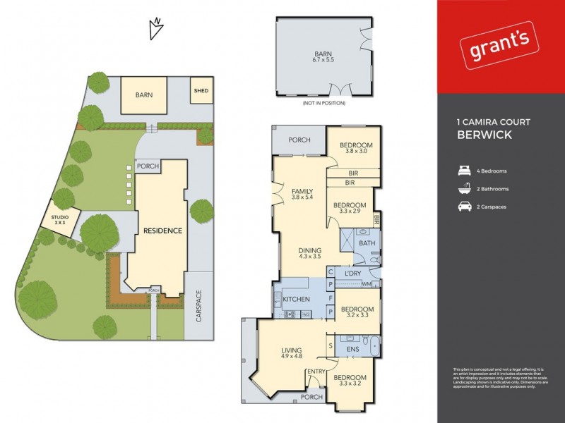 1 Camira Court, Berwick VIC 3806 Floorplan