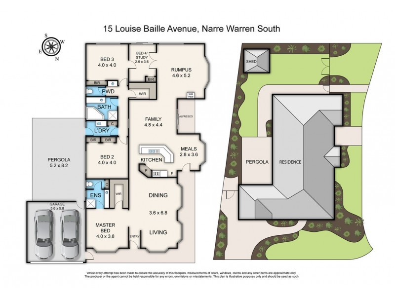 15 Louise Baille Avenue, Narre Warren South VIC 3805 Floorplan