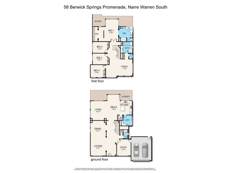 58 Berwick Springs Promenade, Narre Warren South VIC 3805 Floorplan