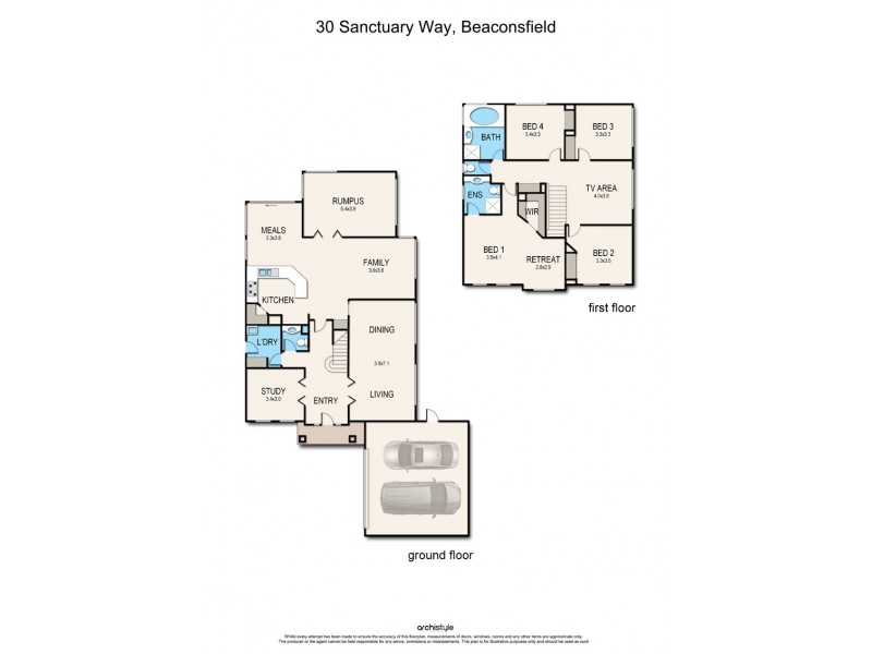 30 Sanctuary Way, Beaconsfield VIC 3807 Floorplan
