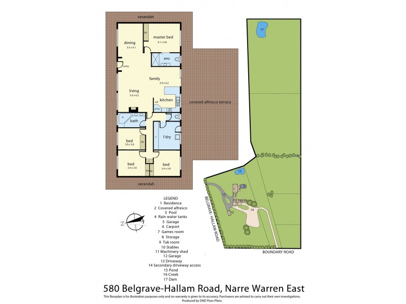 580 Belgrave Hallam Road, Narre Warren East VIC 3804 Floorplan