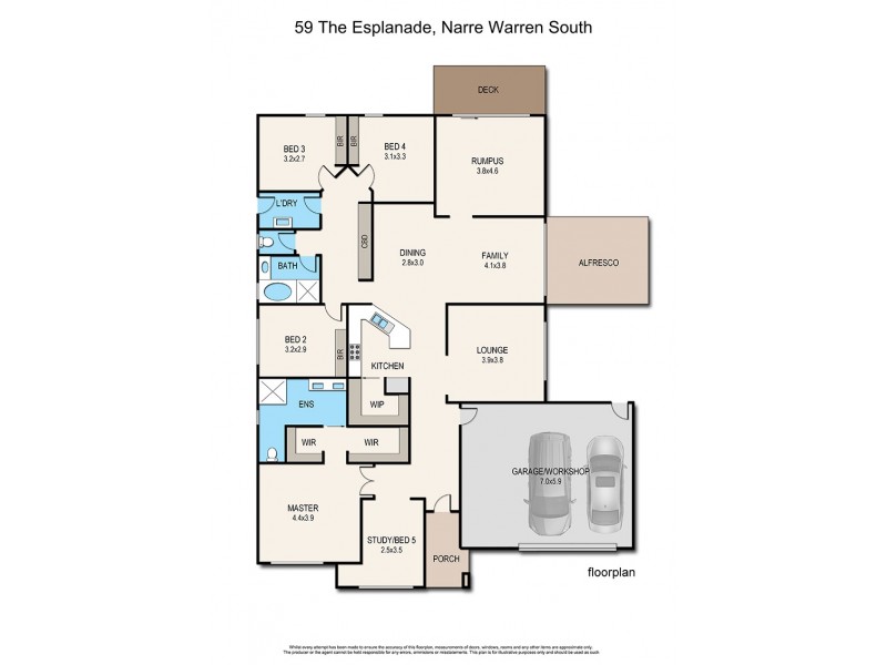 59 The Esplanade, Narre Warren South VIC 3805 Floorplan