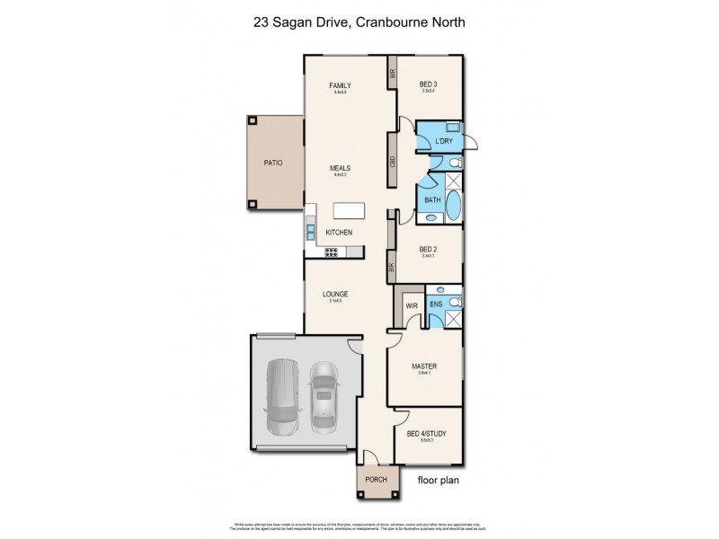 23 Sagan Drive, Cranbourne North VIC 3977 Floorplan