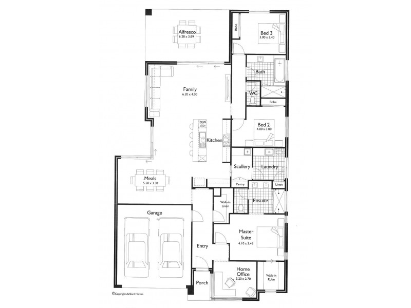 3 Bankton Avenue, Cranbourne East VIC 3977 Floorplan