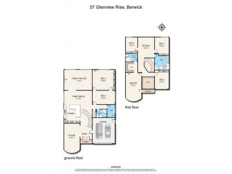 57 Glenview Rise, Berwick VIC 3806 Floorplan