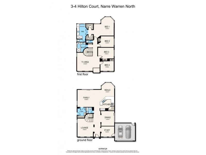 3-4 Hilton Court, Narre Warren North VIC 3804 Floorplan