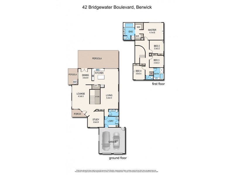 42 Bridgewater Boulevard, Berwick VIC 3806 Floorplan