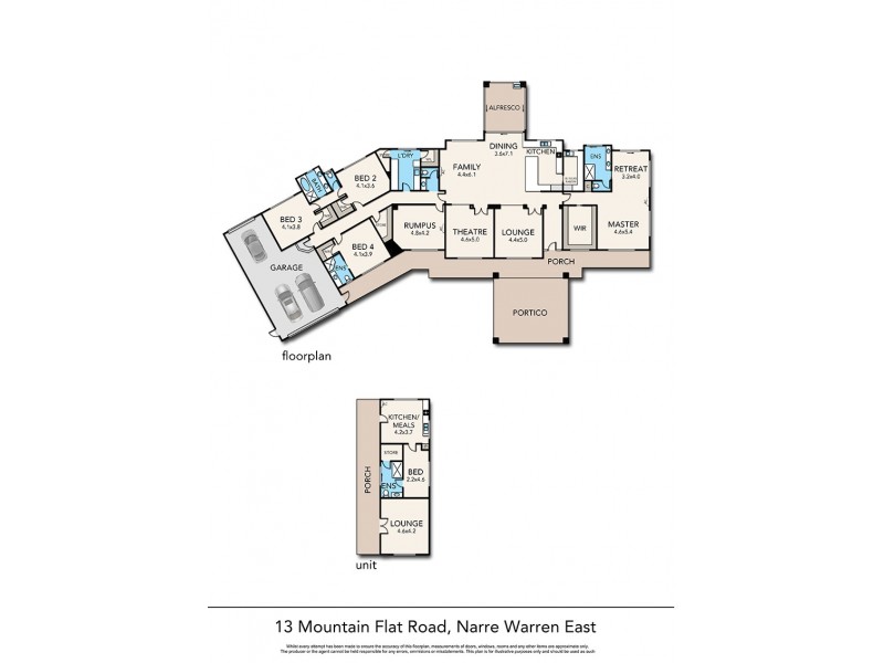 13 Mountain Flat Road, Narre Warren East VIC 3804 Floorplan