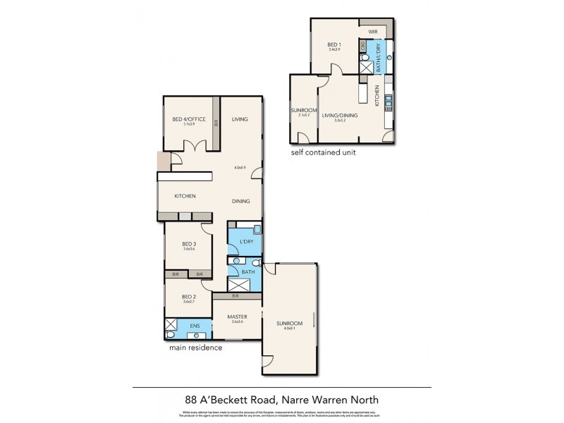 88 A’Beckett Road, Narre Warren North VIC 3804 Floorplan