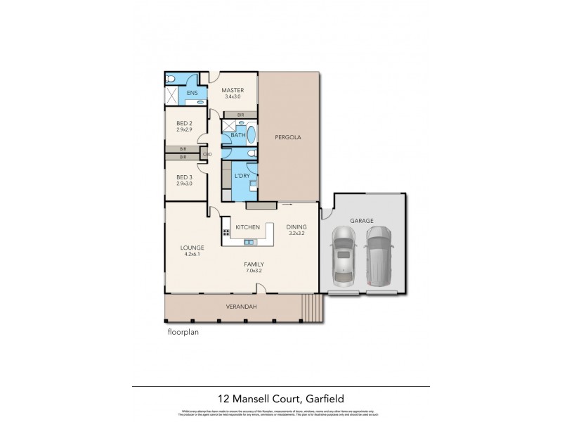 12 Mansell Court, Garfield VIC 3814 Floorplan