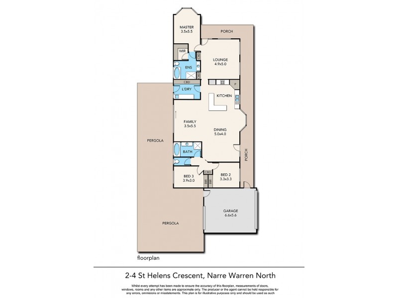 2-4 St Helens Crescent, Narre Warren North VIC 3804 Floorplan